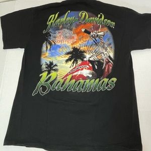 Harley Davidson Motorcycles Graphic T-Shirt Bahamas size M